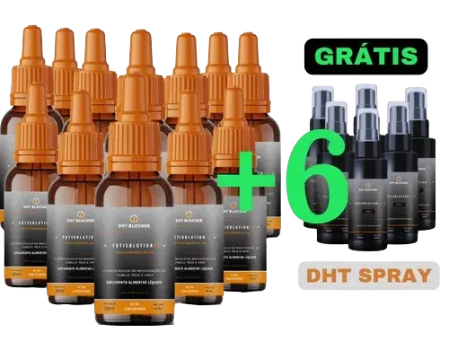12 frascos DHT Blocker