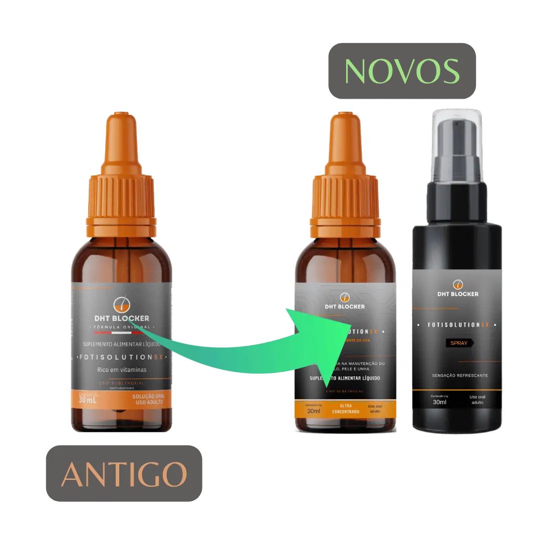 Novo rótulo DHT Blocker 2026 — produto original e registrado